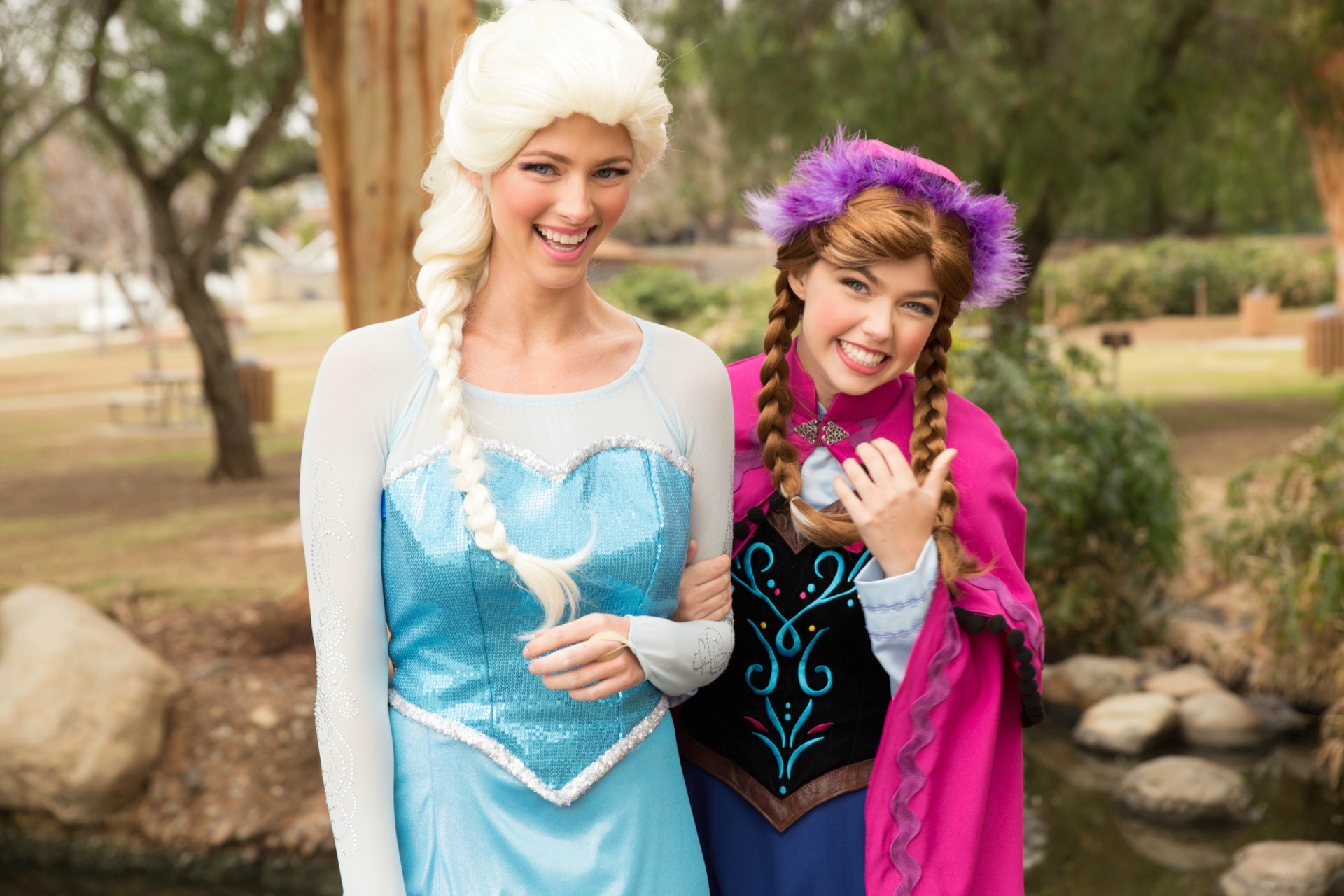 Princess character at a Boise birthday party