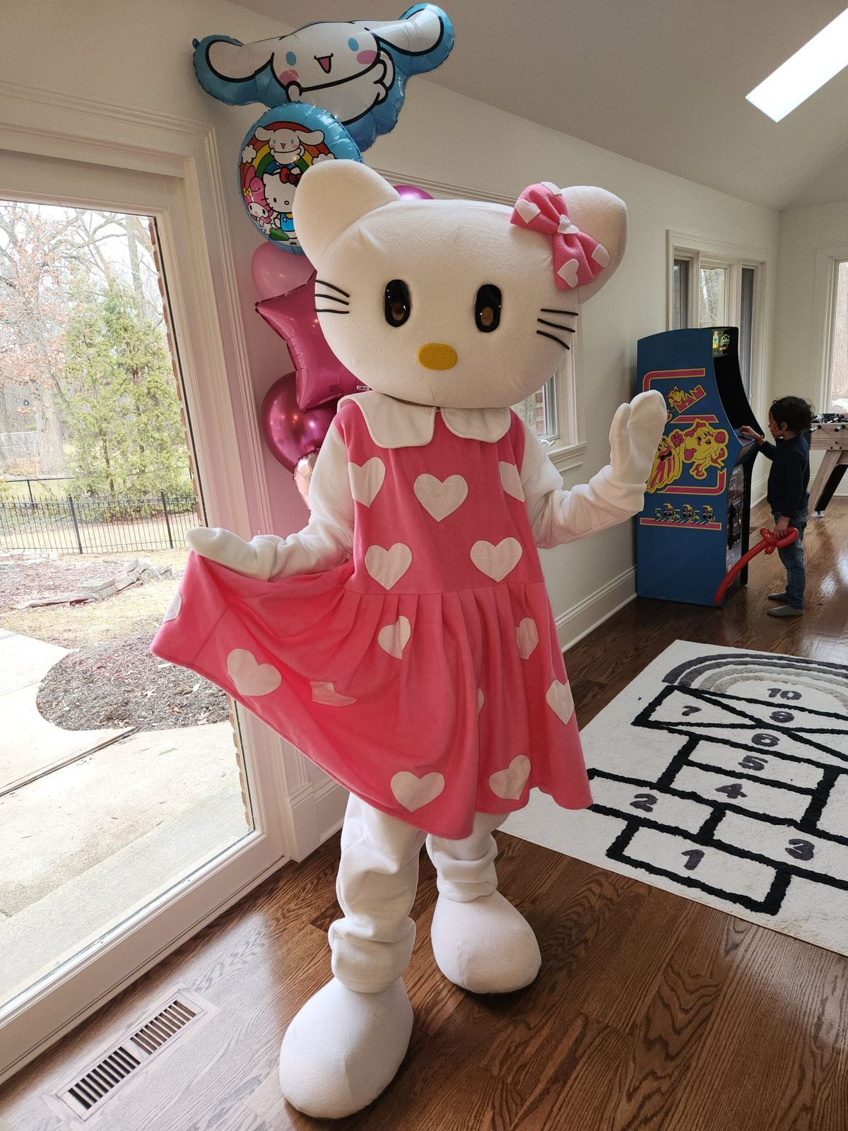 Hello Kitty mascot character for birthday parties in Boise