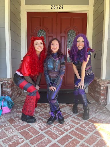 Character performer at party in Boise suburbs